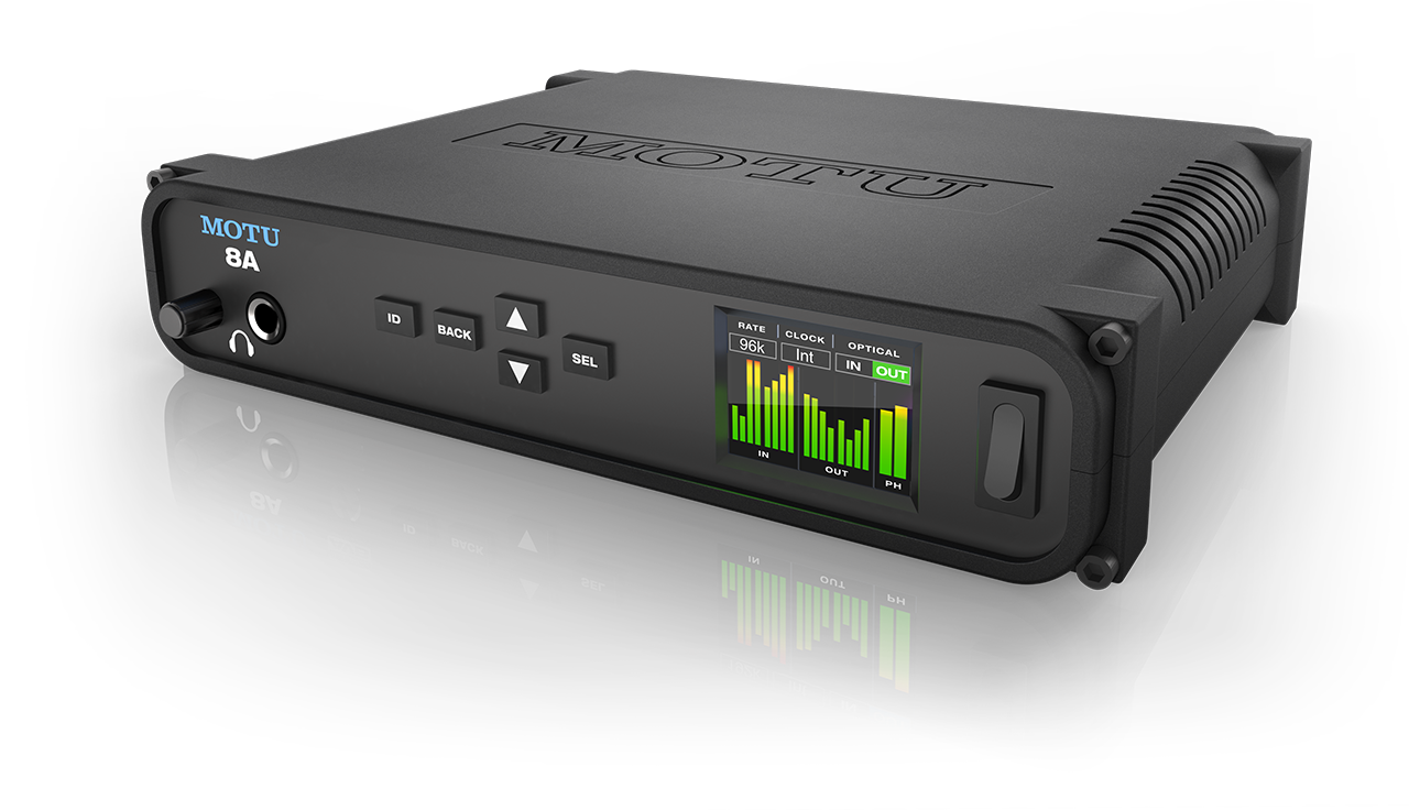 Audio Interfaces (Thunderbolt / AVB / USB) 16x18 TB/USB3 I/O with 8x8 analog, optical, DSP & networking - MOTU --  8A